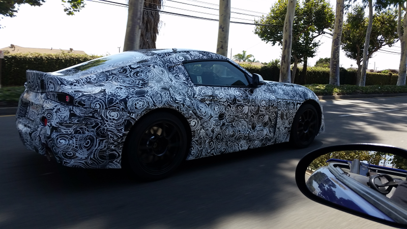 Illustration for article titled The New Toyota Supra Is Still Out There Running Around